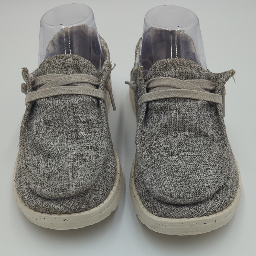 Hey Dude Women's Wendy Gray Slip On 7 Casual Lightweight comfort sneakers beach - Picture 2 of 10